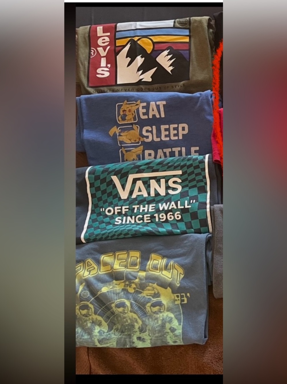 (4) Boys Short Sleeve Shirt Lot Size 18